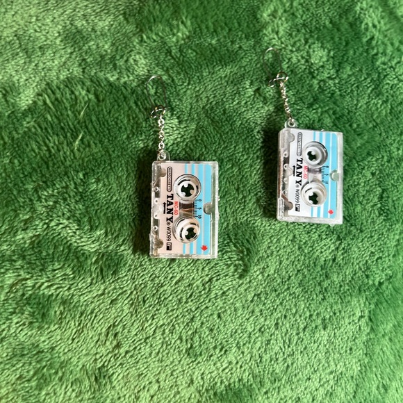 Cassette Tape Earrings - Picture 5 of 5